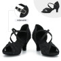 Syrads Chaussures de Danse Femmes Latine Salsa Tango Valse Bachata Moderne Chaussures Danse De Salon avec des Strass 1050