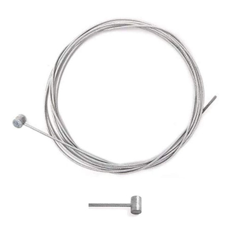 Câble Souple en Acier Galvanisé 2mm x 2.5m pour Motoculture