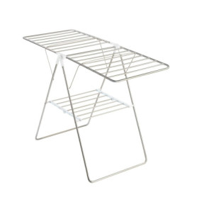 Séchoir à Linge WENKO Flex Pliable en Acier Inoxydable - 15 m de Capacité