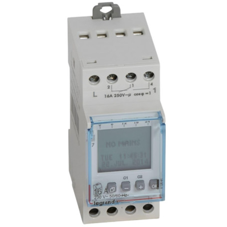 Programmateur horaire digital Legrand à 2 sorties