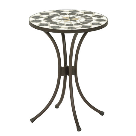 Tabouret à Fleurs Dehner Diana en Mosaïque - Ø 41 cm, Hauteur 54 cm