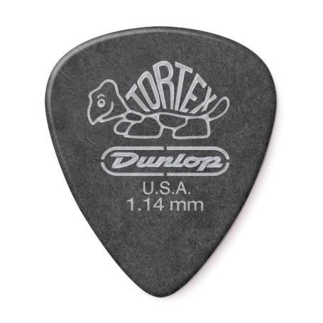 Médiators Dunlop Tortex 1,14 mm - Lot de 12 pour Guitare