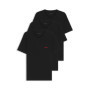Lot de 3 T-Shirts en Coton HUGO pour Hommes avec Logo Imprimé