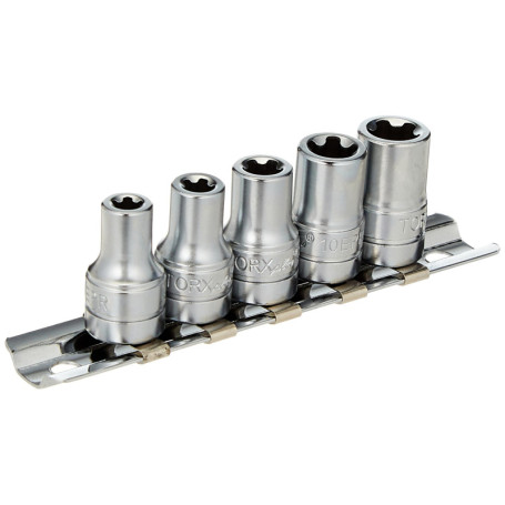 Coffret de 5 douilles Torx Plus EPR 1/4" - CTA Tools