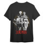 T-shirt Comic Studio One Piece - Monkey D. Ruffy et amis - Noir Unisexe