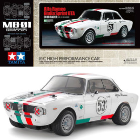 Tamiya Alfa Romeo Giulia Sprint GTA Club Racer 1:10 - Kit Voiture Télécommandée