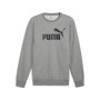 Sweat Crew PUMA Ess No. 1 Logo pour Homme - Gris Moyen