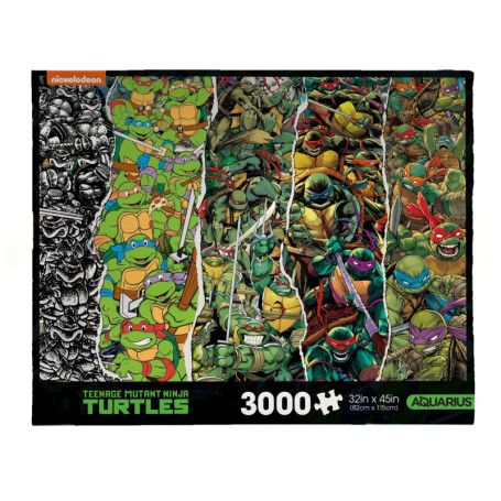 Puzzle TMNT 3000 pièces - Timeline des Tortues Ninja sous Licence Officielle