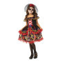 Costume Catrinita Deluxe pour Fille - Robe Noire et Rouge avec Accessoires