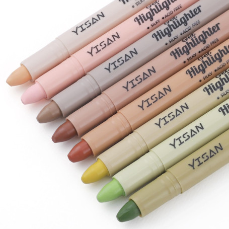 Surligneur Bible YISAN - 8 Couleurs Poussiéreuses, Sans Bavure