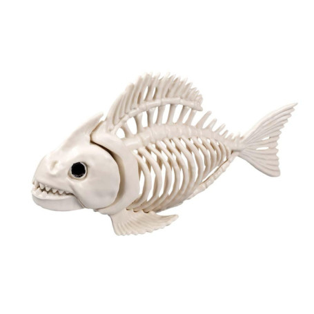 Squelette de Poisson Factice Boland - Décoration Halloween 24 cm