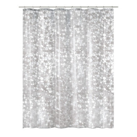Rideau de Douche Transparent Cristallo en PEVA - 180 x 200 cm