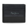 Porte-Cartes Slim en Cuir Noir Pepe Jeans