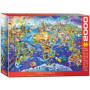 Puzzle EuroGraphics Crazy World - 2000 pièces éducatif et amusant