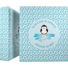 Classeur à Anneaux A4 Grafoplás Wise Planet - Modèle Pingouin