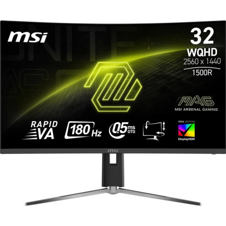 MSI MAG 32CQ6PF Écran Gaming Incurvé 32" FHD 180Hz