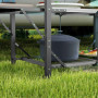 Cuisine de Camping Pliante Outsunny avec Rangement et Porte-Gobelets