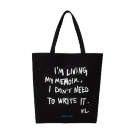 Cabas KLJ Box Logo Noir pour Femme - Style Urbain et Chic