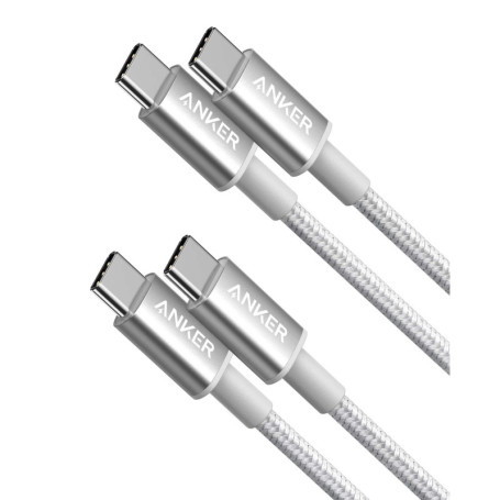 Câble USB-C Anker 60W en Nylon - Lot de 2, Charge Rapide et Haute Vitesse