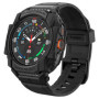 Coque Spigen Rugged Armor Pro avec Bracelet pour Samsung Galaxy Watch Ultra 47mm - Noir Mat