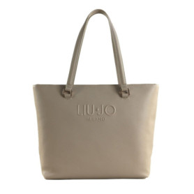 Sac fourre-tout Liu Jo Milano en cuir synthétique beige avec poignées doubles