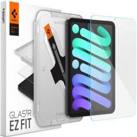 Spigen Glas.tR EZ Fit - Verre Trempé pour iPad Mini 6 et 7, Protection 9H
