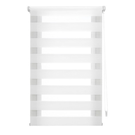 Store Nuit et Jour EasyFix Blanc 120x150 cm - Installation Sans Outils