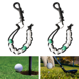 YEYIT Compteur de Golf en Perles - 2 Pièces pour Suivi de Score