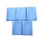 Lot de 5 Chiffons de Nettoyage en Microfibre pour Instruments de Musique - Bleu