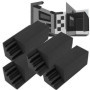 Lot de 8 Panneaux Acoustiques en Mousse Haute Densité pour Studio