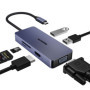 Hub USB-C 6 en 1 OBERSTER avec HDMI 4K et Ports Multiples