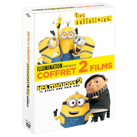 Coffret DVD Minions 1 & 2 - Aventures Colorées