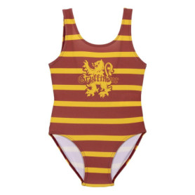 Maillot de Bain Fille Gryffondor Harry Potter - Une Pièce Multicolore