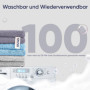Okaei Lot de 12 Torchons en Microfibre - Chiffons Non Pelucheux pour Cuisine