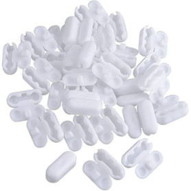Lot de 30 connecteurs en plastique pour stores enrouleurs et verticaux
