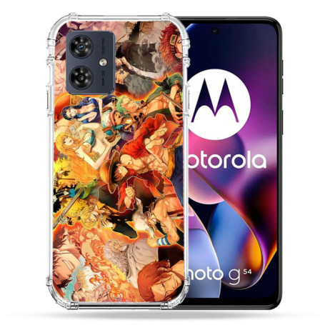 Coque Renforcée Cokitec pour Motorola G54 5G - Design Manga One Piece
