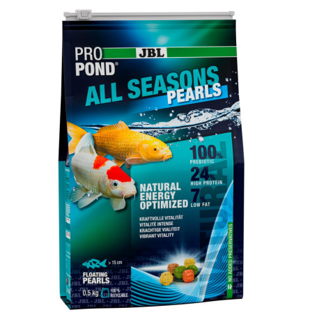 JBL PROPOND All Seasons Pearls 0,5kg - Alimentation pour Poissons