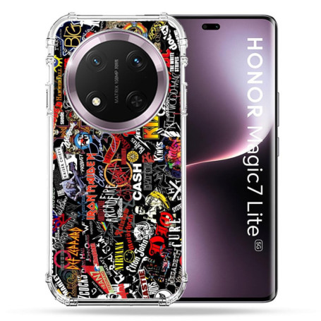 Coque Renforcée Cokitec pour Honor Magic 7 Lite 5G - Protection Musique Rock