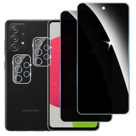 Protection Écran Anti-Espion pour Samsung Galaxy A52S - Verre Trempé 9H
