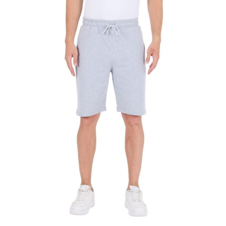 Short de Sport Homme Comeor avec Poches Zippées - Confort et Style en Coton Gris Clair 5XL