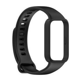 Bracelet de rechange HOMTERN pour Xiaomi Band 9 et Redmi Band 3 - Silicone Noir