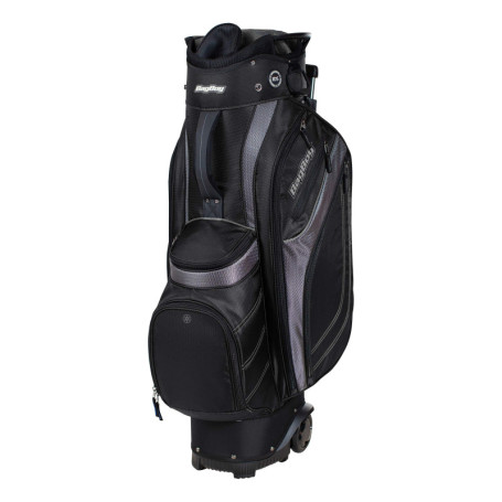 Sac de transport Bag Boy Transit pour chariot de golf - 14 compartiments, Noir/Charcoal/Argent