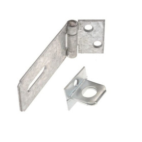 Merriway Moraillon de Sécurité en Acier Galvanisé - Gris