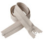 Fermeture Éclair Beige 50 cm - Lot de 2 Unités pour Couture et Décoration