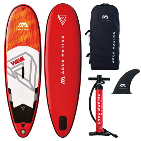 Planche de Stand Up Paddle Aquamarina Wave 8'8 - Rouge Orange