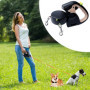 Laisse Rétractable pour Chien avec Lumière - Double Laisse 3m pour 2 Chiens