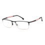 Lunettes de Vue Carrera 8899 BLX en Noir Mat et Rouge pour Homme