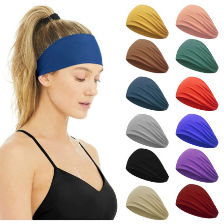Pack de 12 Bandeaux de Yoga XZEIT pour Femme - Confort et Style 20,02 €