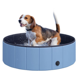 Piscine Pliable pour Chien PawHut - Baignoire Extérieure Antidérapante 100x30cm 542,39 €