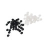 Freneci 100 Clips en Caoutchouc pour Charms - Bouchons de Sécurité Noir et Clair 10,31 €